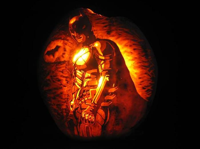 knight pumpkin carving
