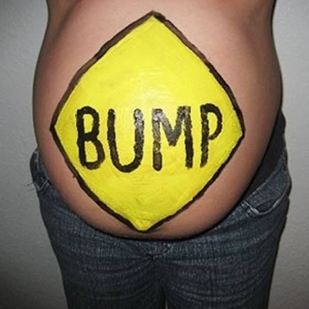 stuff to paint on a pregnant belly - Bump