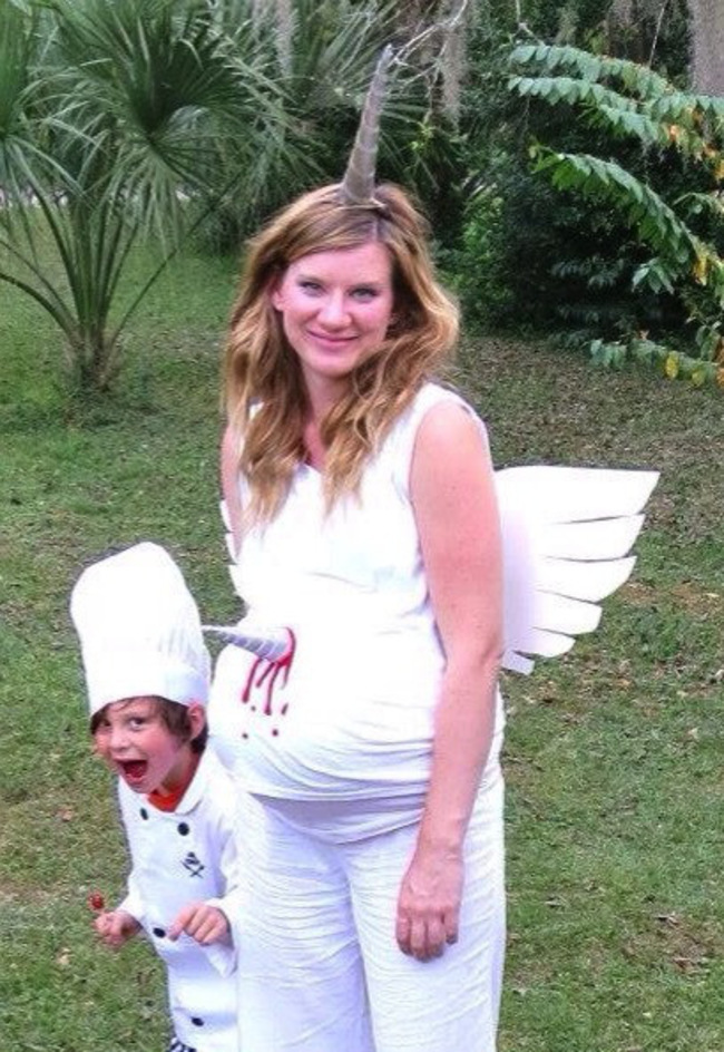 pregnant unicorn halloween costume