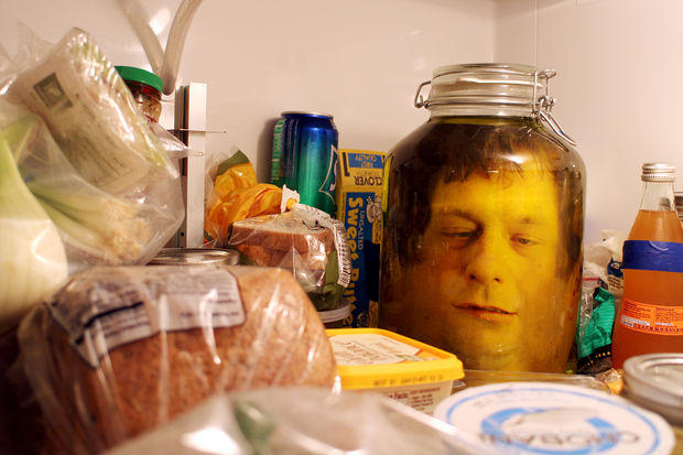 Anyone bold enough to look in your fridge is in for a surprise with this festive prank. Follow the directions to create and print out an image to put inside a large jar. The distortion of the water will help sell the effect that you’re really storing a pickled head.