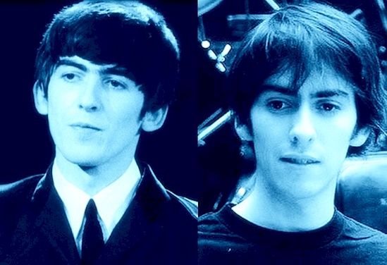 George Harrison and his son Dhani