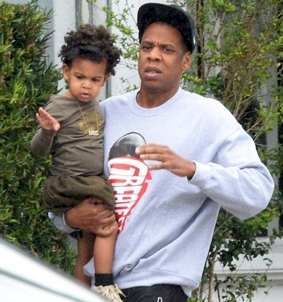 Jay Z and his daughter Blue Ivy