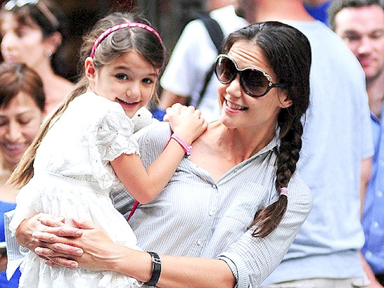 Katie Holmes and her daughter Suri Cruise