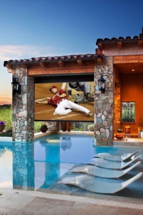 crazy nice houses with pools
