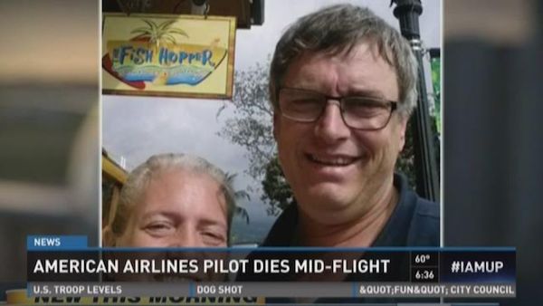 In October 2015, 57-year-old Captain Michael Johnston fell ill on a flight from Phoenix to Boston and died in the cockpit. The co-pilot ended up landing the plane safely in Syracuse, New York.

Johnston, from West Jordan, Utah, had been flying for well over 25 years, according to his family. His widow, BJ Johnston, said her husband had a double bypass surgery in 2006. Since that time, he has been required to get a physical every six months to make sure he was healthy enough to fly.

Steve Wallace, who led the Federal Aviation Administration's accident investigations office from 2000 to 2008, said it was rare for a pilot to become incapacitated during a flight. According to the FAA, seven pilots for US airlines and one charter pilot have died during flights since 1994.