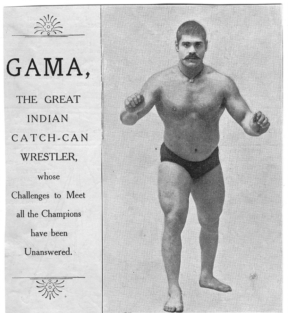 Bruce Lee was an ardent fan of the incredible Indian wrestler, The Great Gama. Gama is the only undefeated wrestler in history, with a career that stretched over 50 years. Lee studied his training methods and learned much from him.