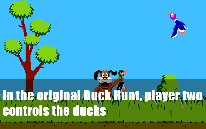 duck hunt dog - tovo In the original Duck Hunt, player two controls the ducks T ,