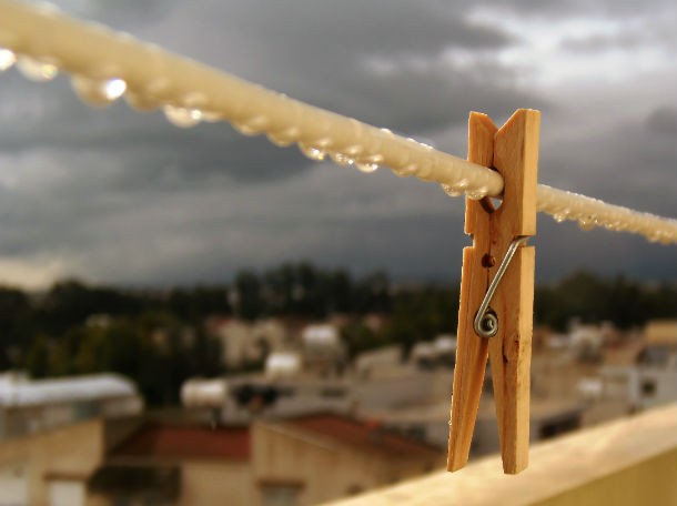 If you’re one of those people who happen to injure your fingers every time you try to hold a nail while hammering, use a clothespin to hold the nail instead of your fingers.