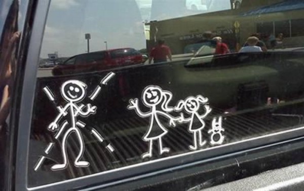 The 19 Funniest Family Car Stickers You Can Stick On The Backside Of Your Car