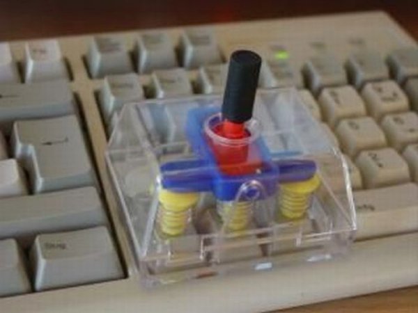 This joystick made specifically for keyboards.