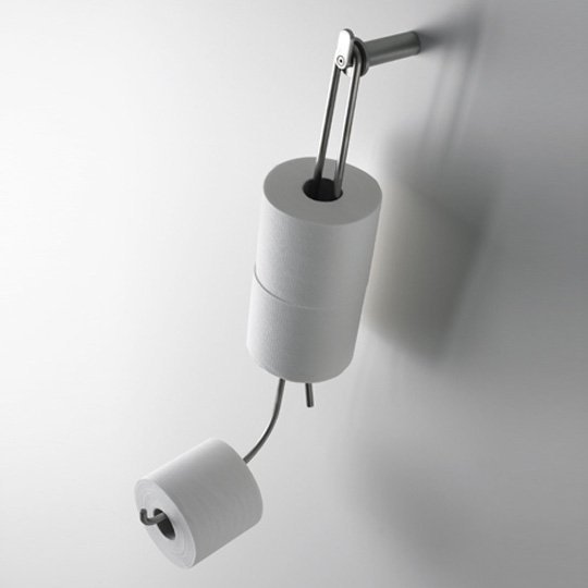 Toilet paper holder that won’t leave you stranded up s%#t creek without a paddle.