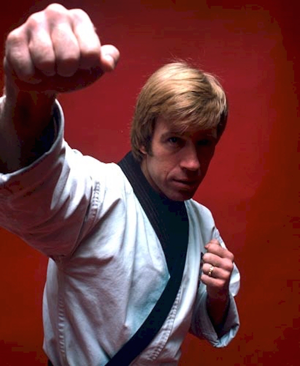 Chuck Norris was the Pro Middleweight Karate champion of the world for six years in a row.