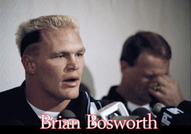 brian bosworth oklahoma hair - Brian Bosworth