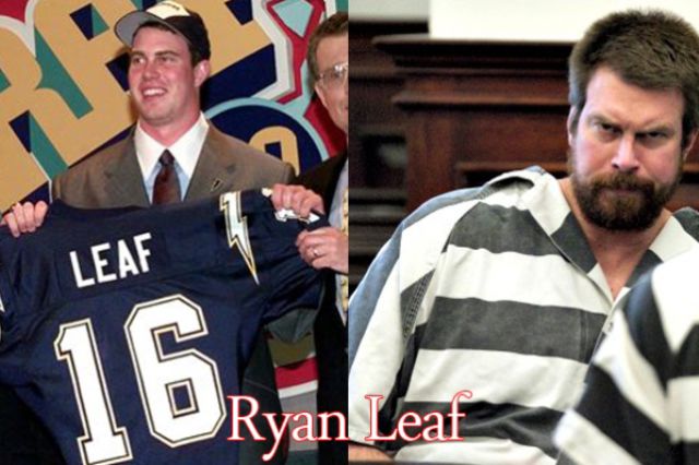 peyton manning 1998 draft - Leaf Ryan Leats