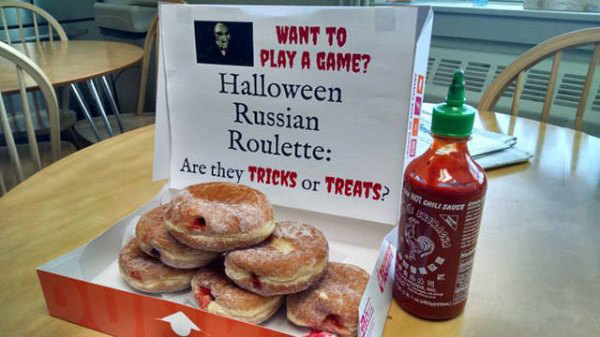 want to play a game donuts - Want To Play A Game? Halloween Russian Roulette Are they Tricks or Treats? 079 Ocea