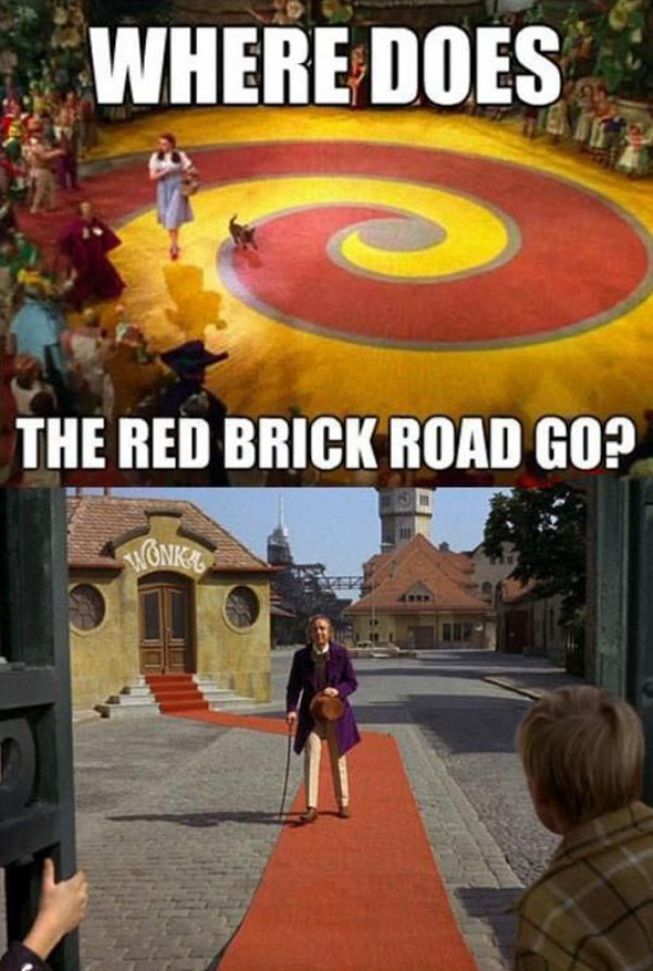 does the red brick road go - Where Does The Red Brick Road Go?