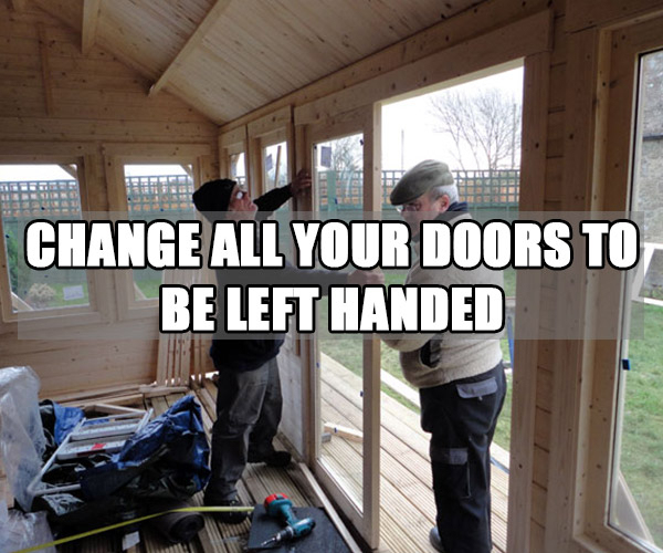 window - Change All Your Doors To Be Left Handed