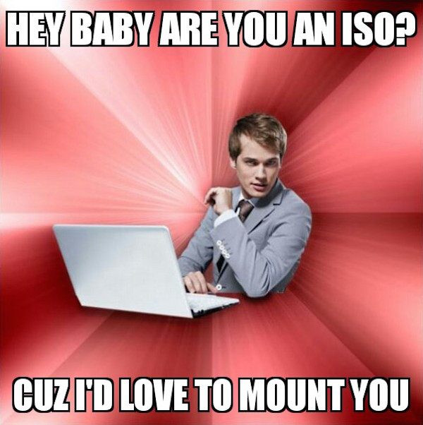 photo caption - Hey Baby Are You An Iso? Cuzi'D Love To Mount You