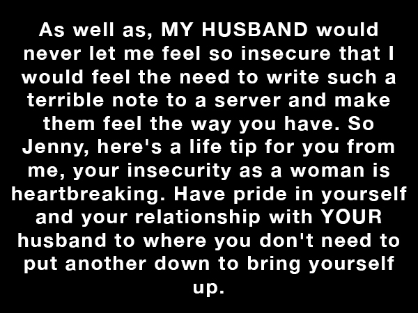 Newlywed refuses to leave tip, gets owned by her server