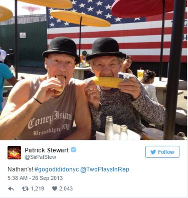18 Times Sir Patrick Stewart Blew Up The Twittersphere With His Epicness