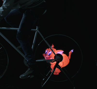 These bike spokes will help you create an awesomely unique light display next time you're pedaling to work.