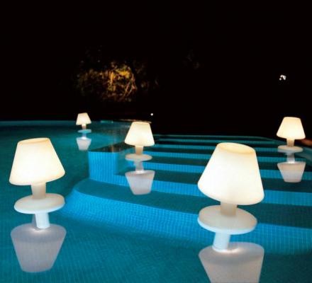 These lamps are perfect for illuminating your pool on a hot summer night.