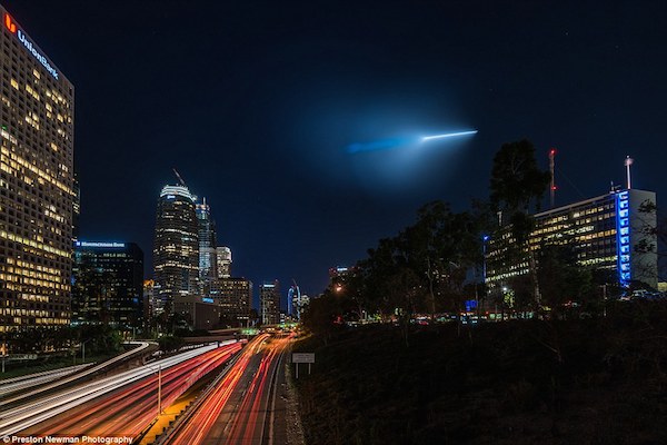 The lack of information about a streak of light that was visible across the states of California, Nevada and Arizona led to a flurry of calls to law enforcement agencies and lit up social media as people posted photos and videos of the celestial sight. Many had thought—or had hoped—the light was a sighting of an unidentified flying object, or UFO.

No such luck. The U.S. Navy fired an unarmed Trident missile from a submarine off the coast of southern California from the USS Kentucky, a ballistic missile submarine. Commander Ryan Perry said such launches were conducted on a frequent basis to ensure the continued reliability of the system and that information about them is classified before the launch.

The test was conducted in the Pacific Test Range, a vast area northwest of Los Angeles, where the Navy periodically test-fires Tomahawk and Standard cruise missiles from surface ships and submarines.