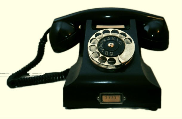 The first telephones did not have bells and were connected all the time. In order to attract the attention of someone on the other end of the line, one would have to yell, “Ahoy!” into the receiver.