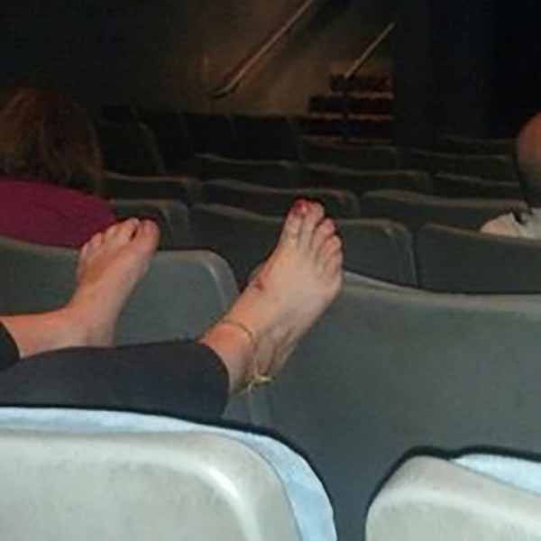 Guy Who Takes His Shoes Off At the Movie Theater