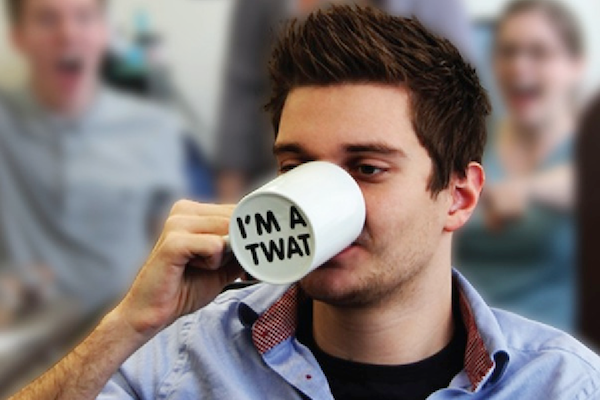 "I'm a Twat" Surprise Mug