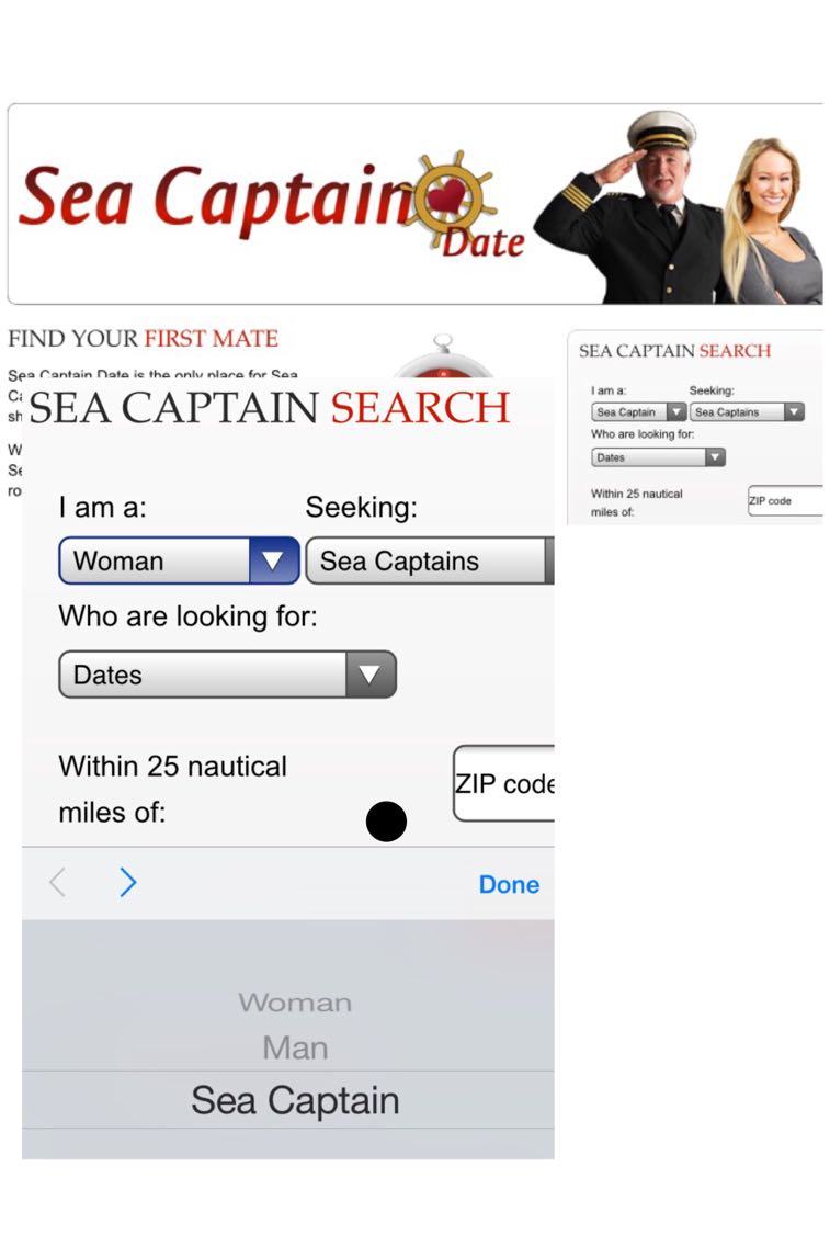 blonde - Sea Captain Date Find Your First Mate Sea Captain Search Sea rantain nate ie the only lare for Sea Sea Captain Search I am a Seeking Sea Captain Sea Captains Who are looking for Dates st I am a Seeking Within 25 nautical miles of Zip code Woman S