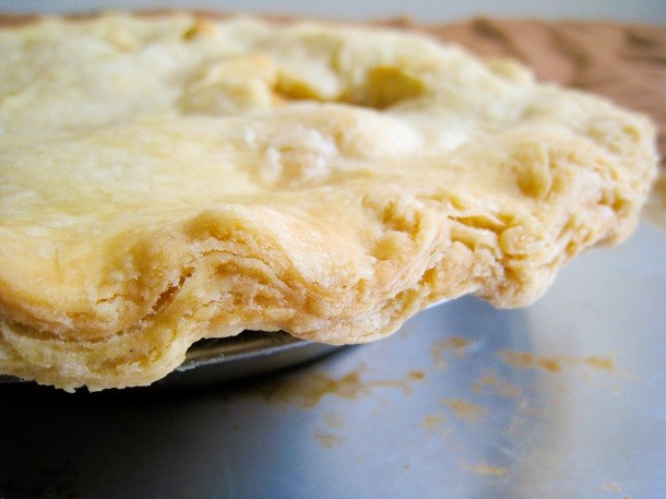 Have a cheap bottle of vodka left-over from an old party? Put this potato-product to use in your home in a creative way! When making a pie crust, switch out the water with cold vodka. The vodka makes dough easier to manage and will evaporate during baking, resulting in a light and flaky crust!