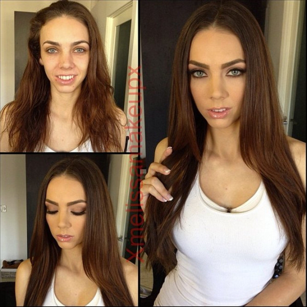 26 Pornstars Before And After Makeup
