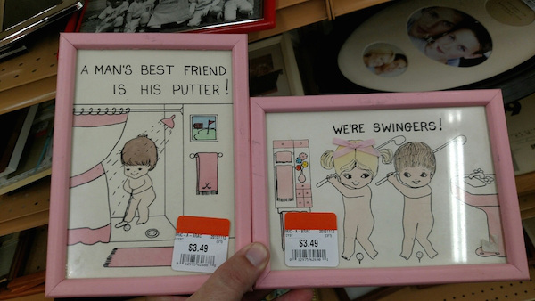 cartoon - A Man'S Best Friend Is His Putter! We'Re Swingers! 20 $3.49 $3.49