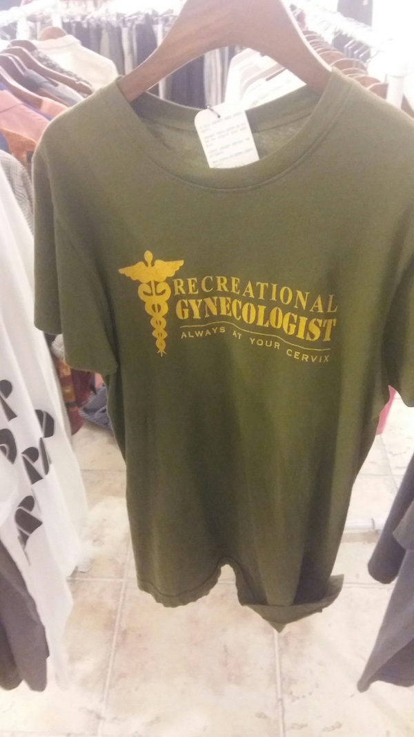 t shirt - edges Recreational Gynecologist Nat Your Cervix