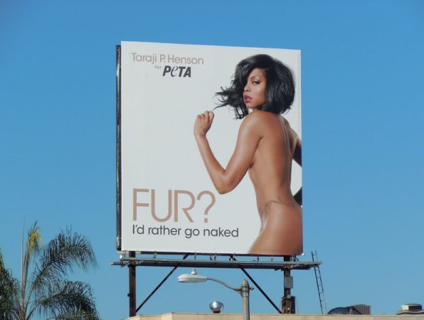 taraji p henson peta poster - Taraji P. Henson Peta Fur? I'd rather go naked