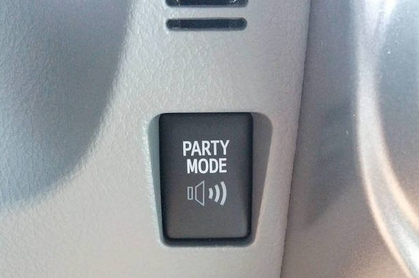 mystery button family car - Party Mode Oc