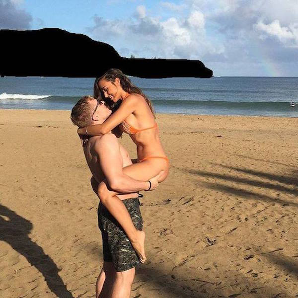 A simple request to edit out the island behind this loving couple turned into a predictable farce.