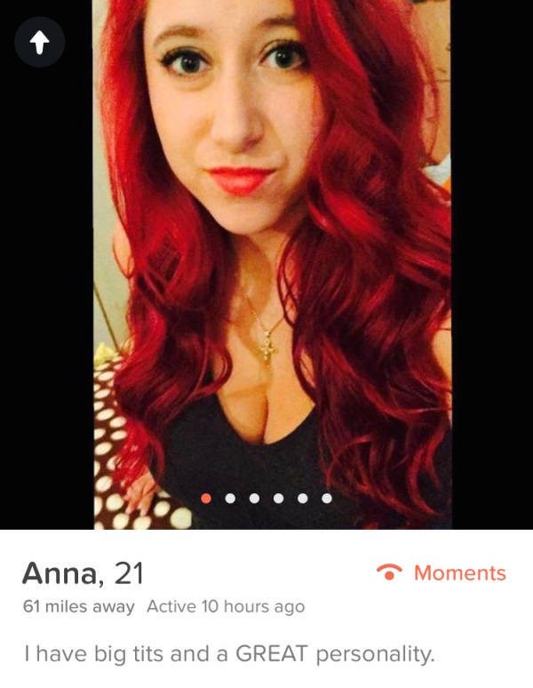 tinder spitter - Moments Anna, 21 61 miles away Active 10 hours ago Thave big tits and a Great personality.