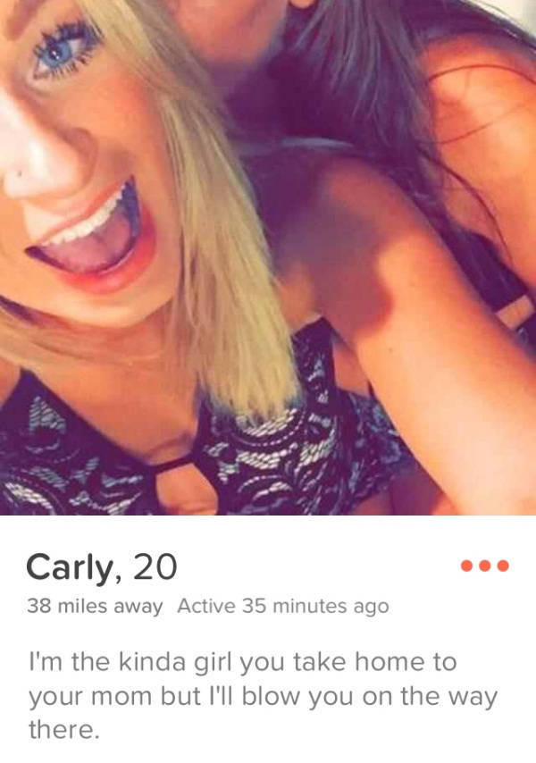 Girls tinder home What to