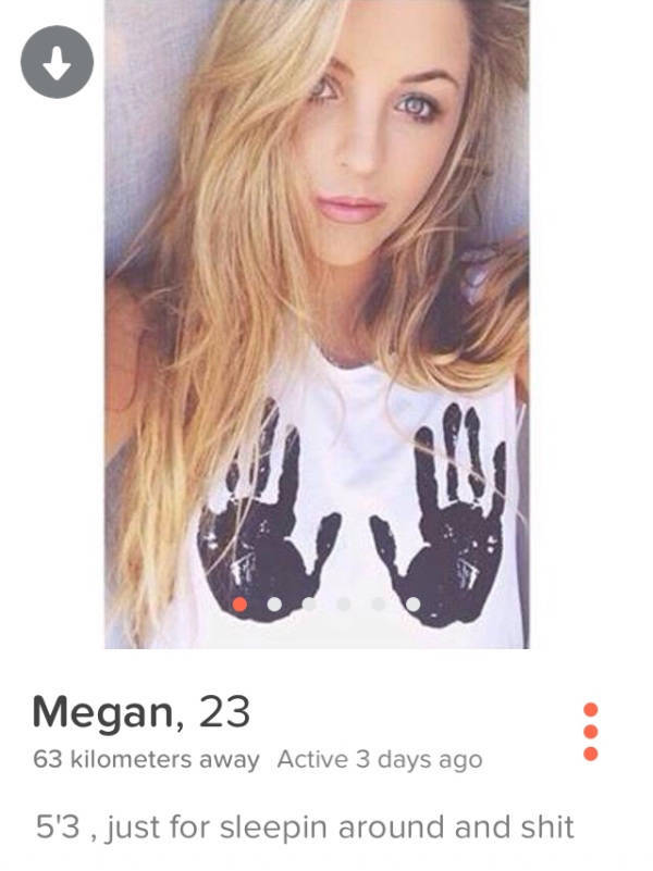blond - Megan, 23 63 kilometers away Active 3 days ago 5'3 , just for sleepin around and shit