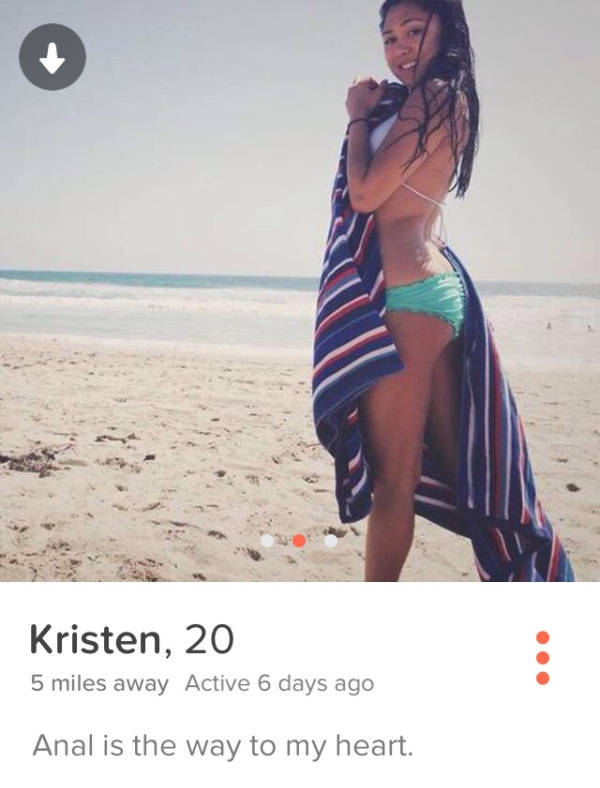 tinder girls philippines - Kristen, 20 5 miles away Active 6 days ago Anal is the way to my heart.