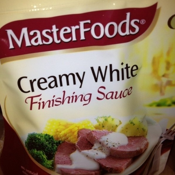 masterfoods - MasterFoods Creamy White Finishing Sauce