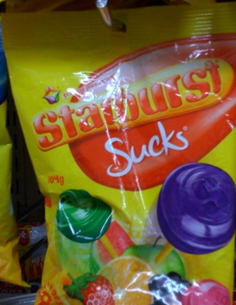 starburst sucks - Sucks