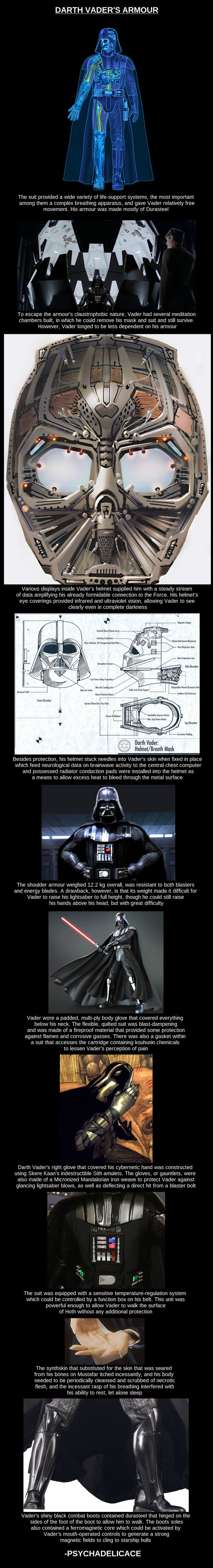 Inside Vaders Suit