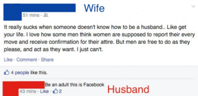 web page - Wife 51 mins. It really sucks when someone doesn't know how to be a husband.. get your life. I love how some men think women are supposed to report their every move and receive confirmation for their attire. But men are free to do as they pleas