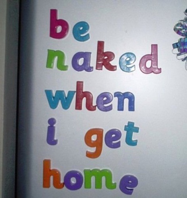 funny instructions naked when i get home - be naked when i get home