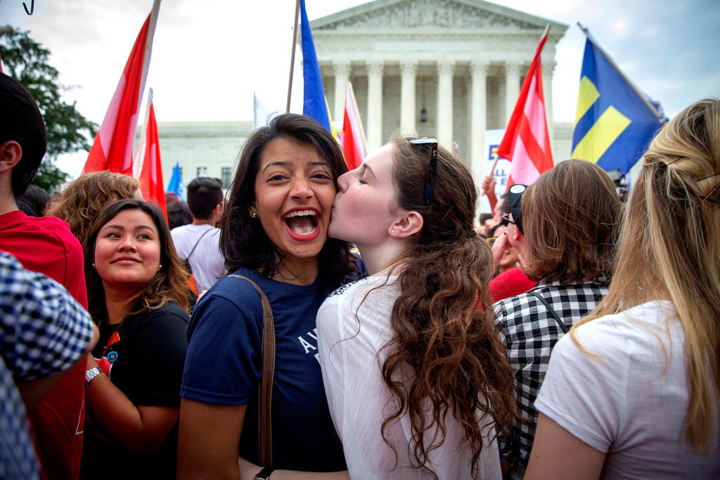 The United States Supreme Court ruled in favor of same-sex marriage on June 26.