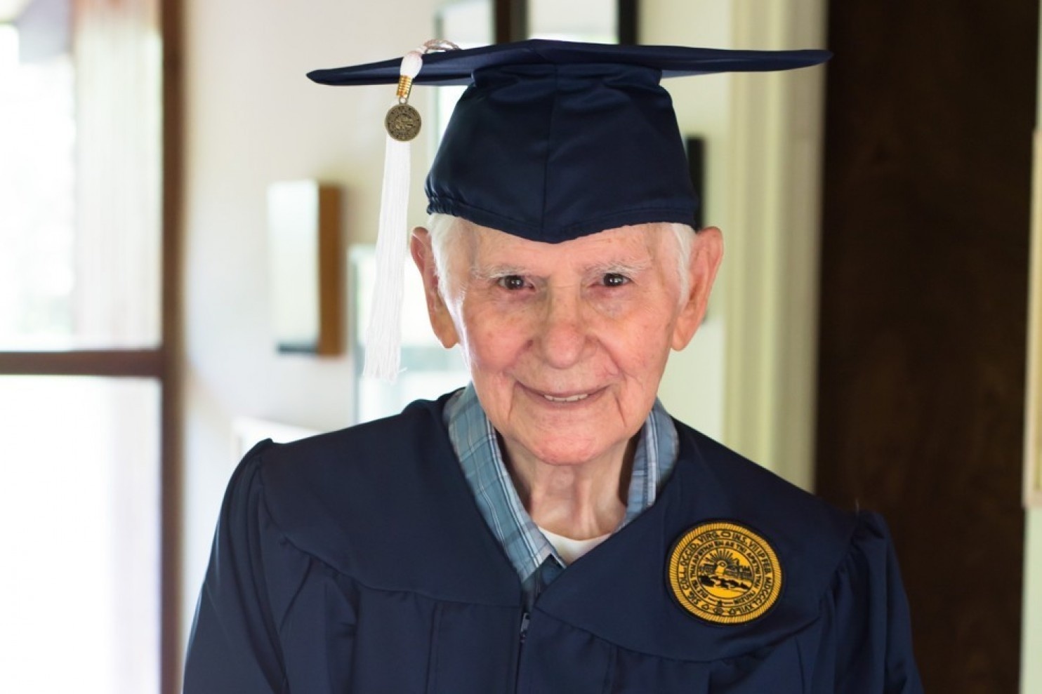 World War II vet, Anthony Brutto, graduates from college at the age of 94.
