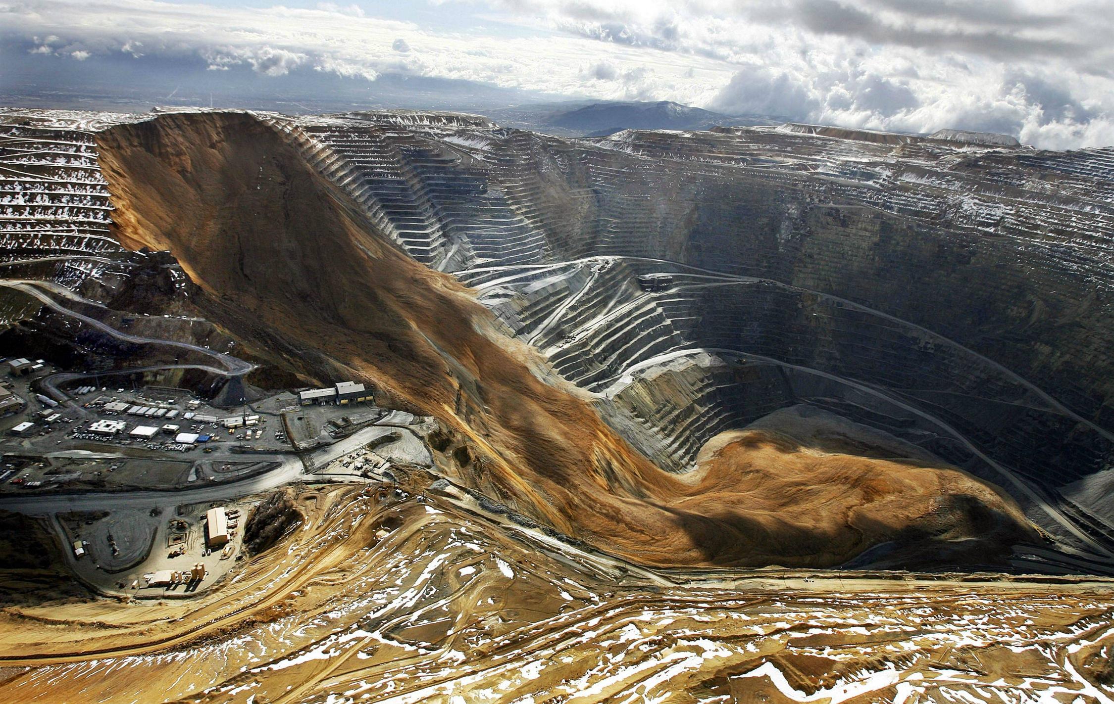 Landslide at a Silver Mine